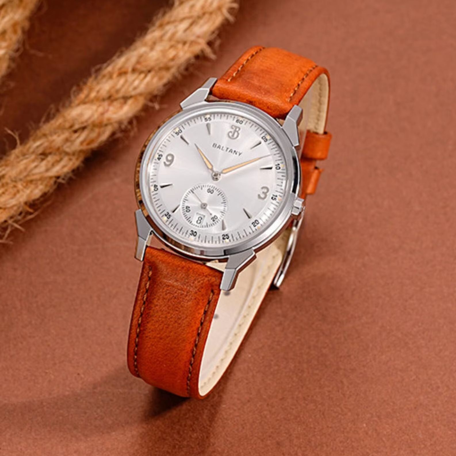 Omega Watch Constellation - บัลตาเนย์ เมนนาฬิกาอัตโนมัติ 36 มม.นาฬิกาข้อมือกระจกแซฟไฟร์ 50 ม.