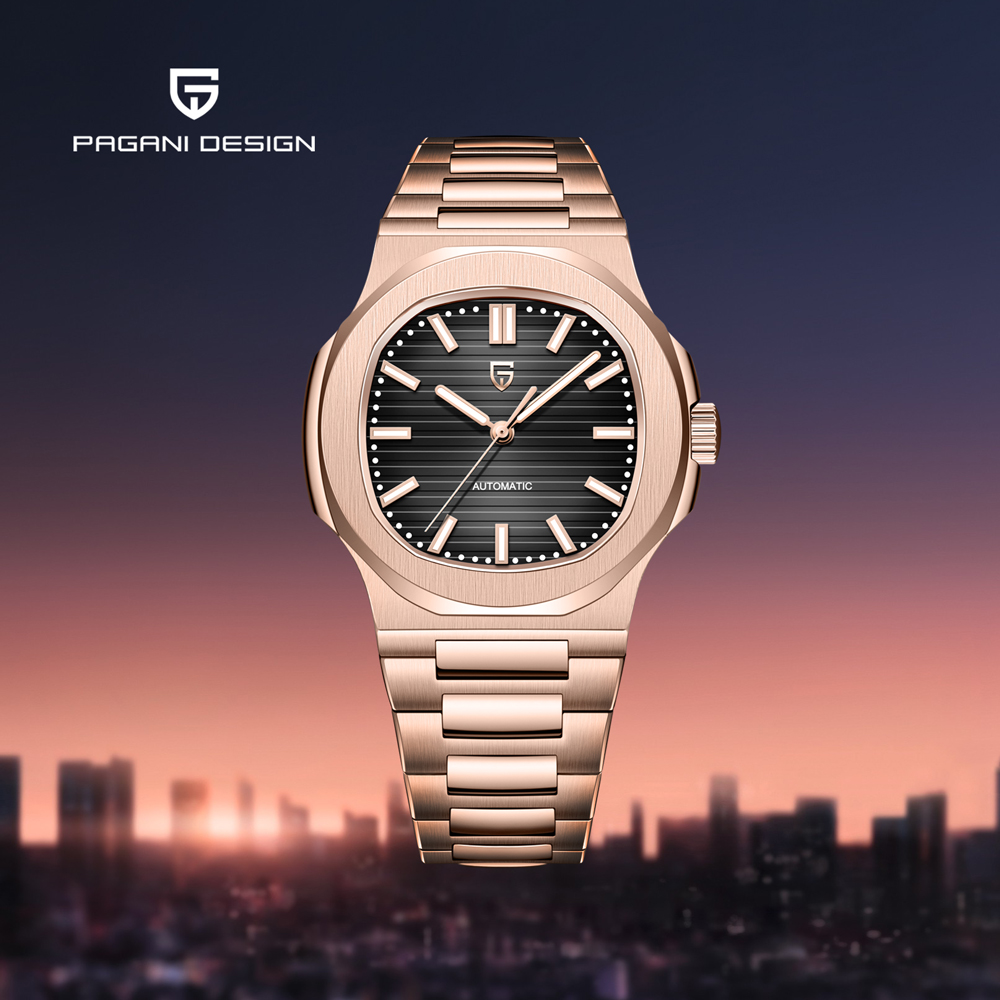 Patek Philippe Watch Nautilus - นาฬิกาข้อมือผู้ชาย PAGANI DESIGN รุ่นใหม่ ปี 2025