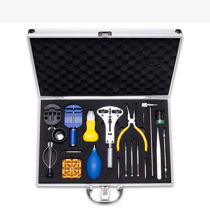 Spring Bar Tool Set - ชุดเครื่องมือซ่อมนาฬิกาอะลูมิเนียมอัลลอยด์ ชุดถอดขาต่อสายนาฬิกา ที่เปิดฝาหลังนาฬิกา ที่ถอดสปริงบาร์ ที่เปิดฝาหลังกลไกนาฬิกา ชุดงัดเปิดฝาหลัง
