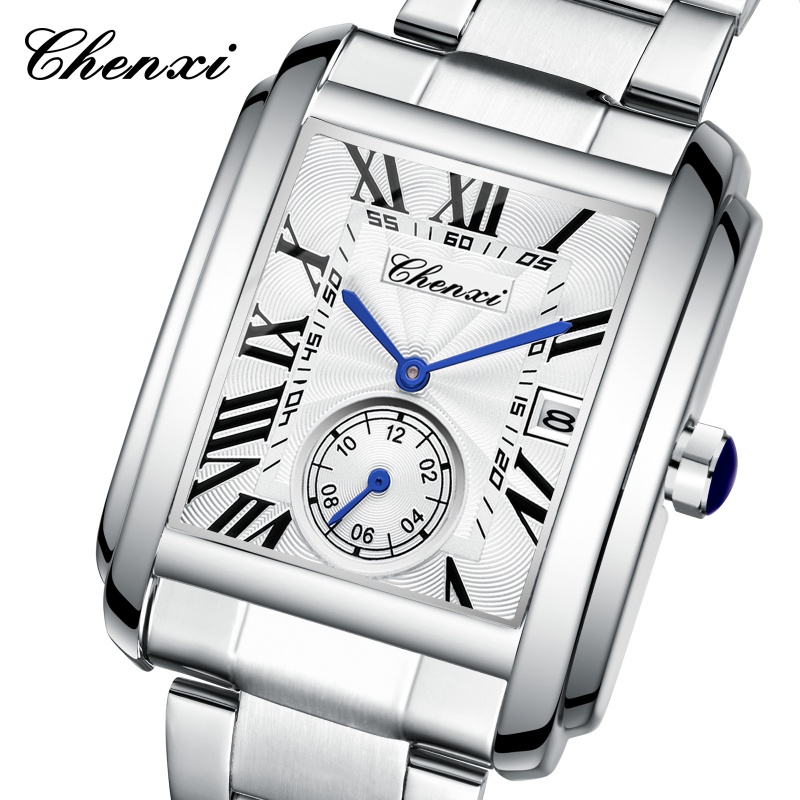 CHENXI 8216 นาฬิกาควอตซ์แฟชั่น - Cartier Watch Tank บทวิจารณ์และราคา
