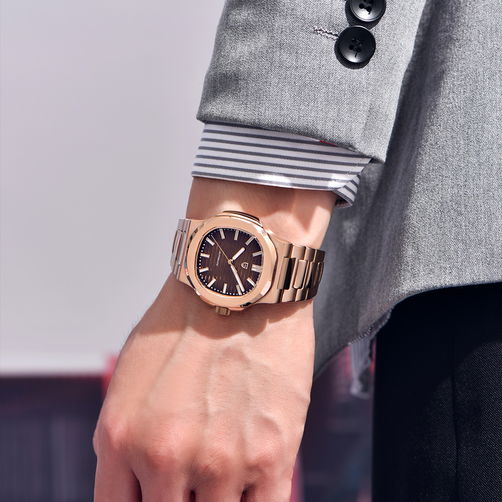 นาฬิกาผู้ชายแบรนด์ Pagani Desi - Patek Philippe Watch Nautilus บทวิจารณ์และราคา