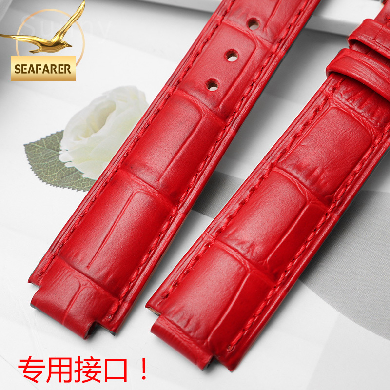 สายนาฬิกาหนังแท้สําหรับถัง Car - Cartier Watch Ballon Bleu บทวิจารณ์และราคา