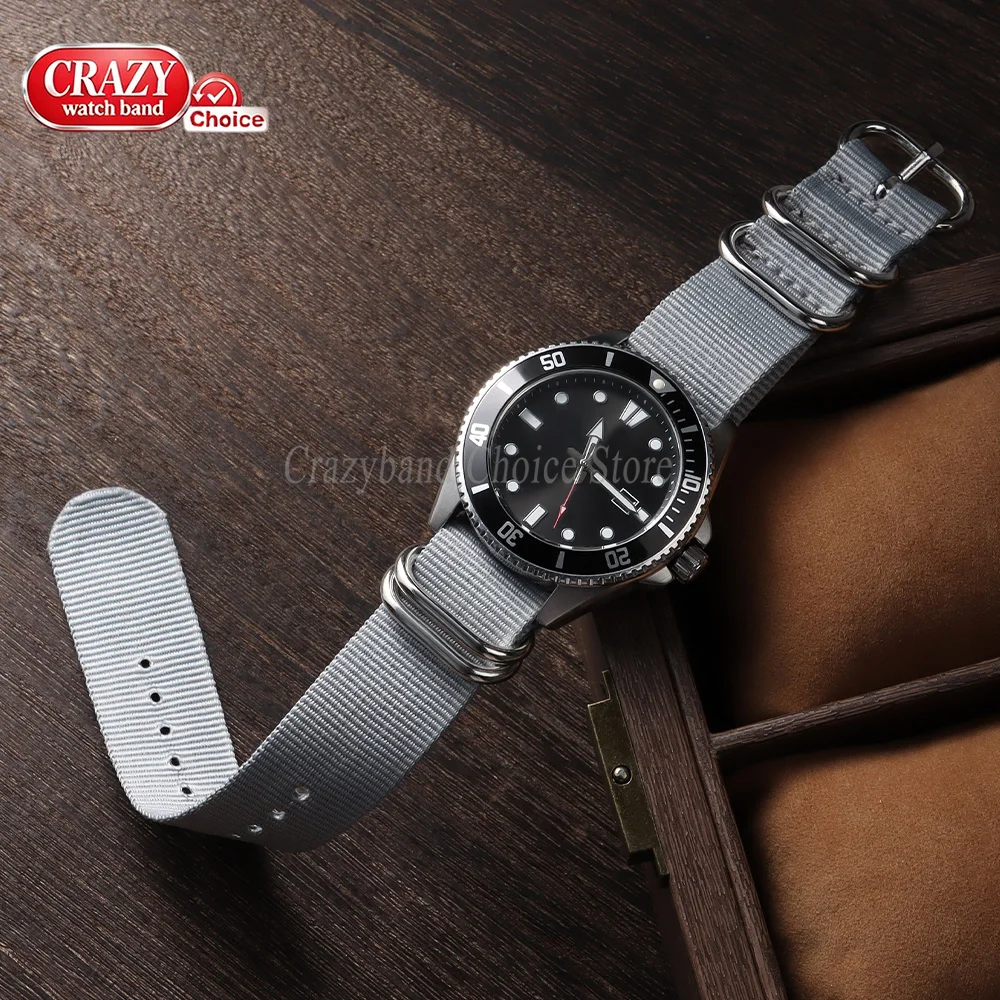 สายนาฬิกาไนลอนสำหรับกีฬา สำหรั - Nato Strap Nylon บทวิจารณ์และราคา