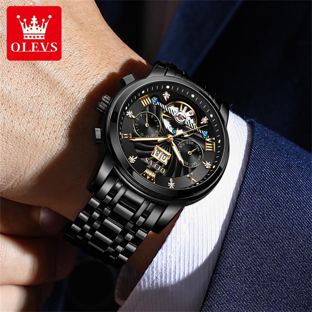 OLEVS นาฬิกาผู้ชายคลาสสิก Tour - Omega Watch Constellation บทวิจารณ์และราคา