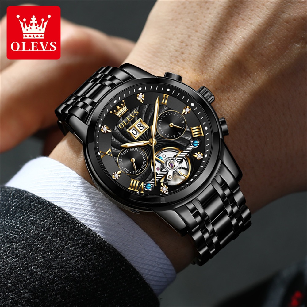 OLEVS นาฬิกาผู้ชายคลาสสิก Tour - Omega Watch Constellation บทวิจารณ์และราคา