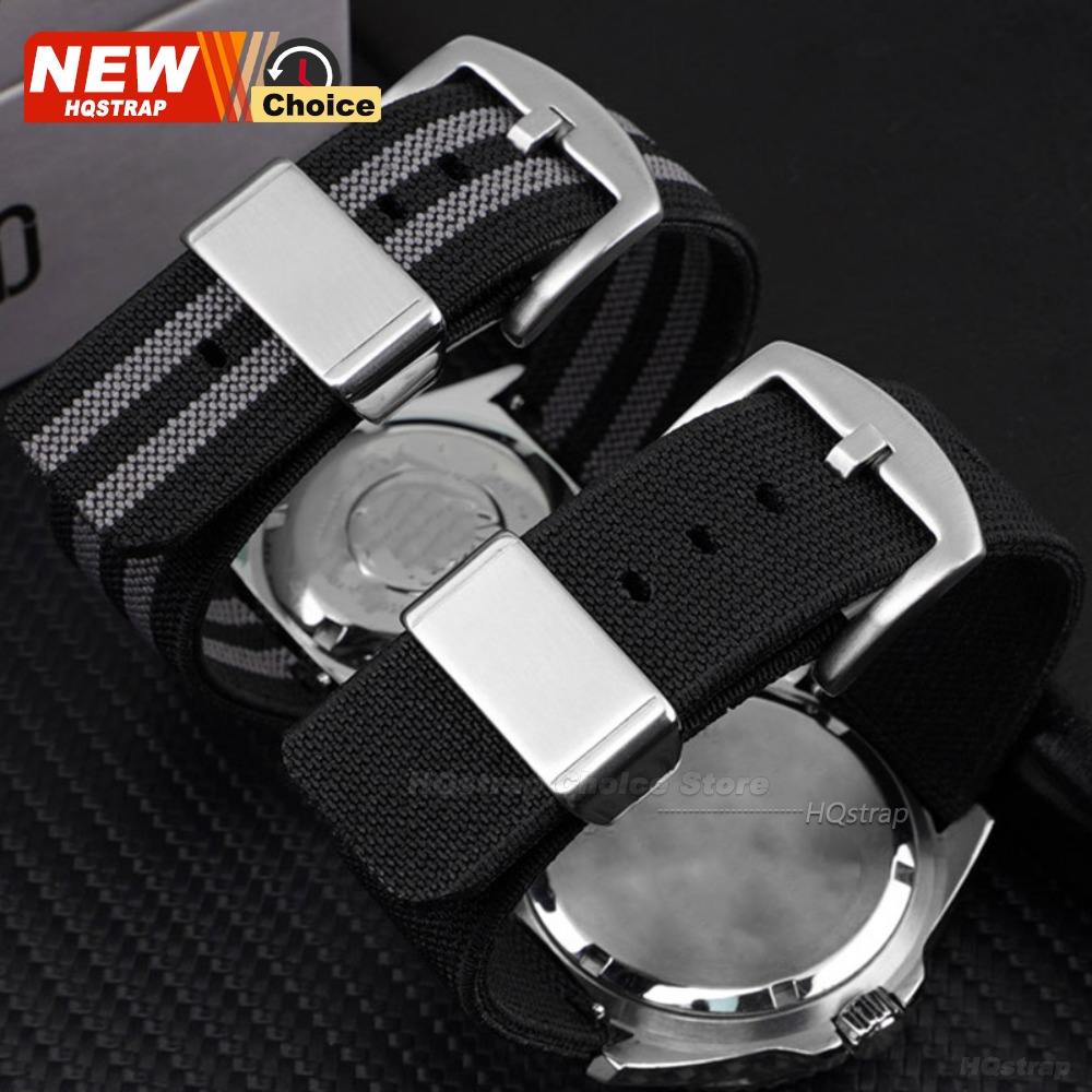 สายนาฬิกาผ้าไนลอนยืดหยุ่นพร้อม - Nato Strap Nylon บทวิจารณ์และราคา